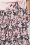 Birds of Paradise Layer Skirt - Blush