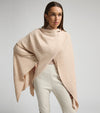 Molly Wrap Ribbed Knit - Creme Brulee