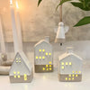 Lucia Ceramic House with Lights