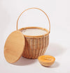 Round Picnic Cooler Basket