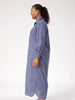Fairbanks Stripe Shirt Dress - Navy