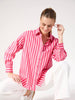 Monterosa Stripe Shirt - Hot Pink