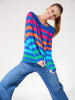 Vermont Stripe Jumper - Cobalt