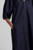 Dera Denim Dress - Dark Blue Denim