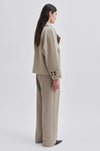 Silvia Short Trench Coat - Roasted Cashew