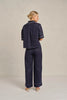 Clio Linen Pant - Navy