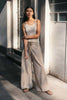 Surf Wide Crop Pants - Driftwood