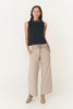 Surf Wide Crop Pants - Driftwood