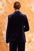 Surrey Velvet Jacket - Navy