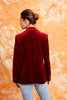 Surrey Velvet Jacket - Red