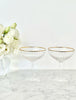 Soiree Crystal Coupes - Clear