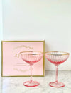 Soiree Crystal Coupes - Pink