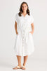 Vea Shirt Dress - White