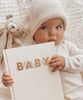 Mini Baby Record Book - Oatmeal
