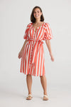 Mariah Dress - Noel Stripe