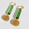 Nova Earring - Green/Gold