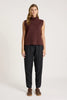 Zala Knit Vest - Mahogany