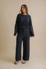 Winter Retreat Merino Cotton Pullover - Lake