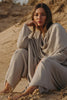 Winter Retreat Merino Cotton Wrap - Wheat