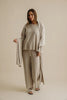 Winter Retreat Merino Cotton Wrap - Wheat