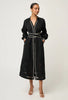 Rhea Embroidered Maxi Dress - Black