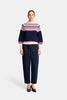 Miriam Knit - Navy Snowflake