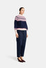 Miriam Knit - Navy Snowflake