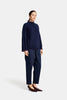 Daphne Knit -Navy/Dayglow