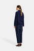 Daphne Knit -Navy/Dayglow