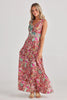 Ellie Sleeveless Dress - Rose Garden