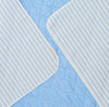 Beach & Picnic Mat - Le Weekend Mid Blue Stripe