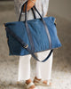 Alexis Canvas Weekender Travel Bag - Denim