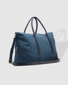 Alexis Canvas Weekender Travel Bag - Denim