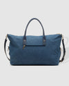 Alexis Canvas Weekender Travel Bag - Denim