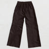 Chicago Wide Leg Leather Pants - Espresso