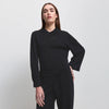 Base Layer Relaxed V Neck Knit - Jet