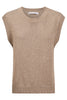 Darby Knit Vest - Stone