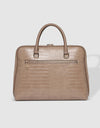 Atlanta Laptop Bag - Putty Croc