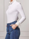 Freya Frill Top - White