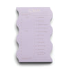 Wavy Daily Note Pad - Liliac