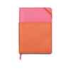 Vegan Leather Pocket Journal - Pink + Chilli