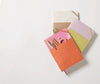 Vegan Leather Pocket Journal - Pink + Chilli