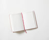 Vegan Leather Pocket Journal - Pink + Chilli