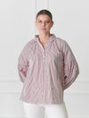 Kell Stripe Shirt - Red