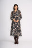 Pipe Up Shirt Dress - Shadow Leaf