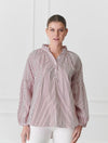 Kell Stripe Shirt - Red