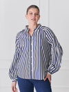 Jo Shirt - Navy Stripe