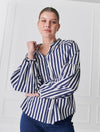Jo Shirt - Navy Stripe