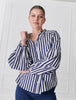Jo Shirt - Navy Stripe