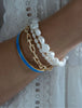 Pearl Bracelet - Gold Bean